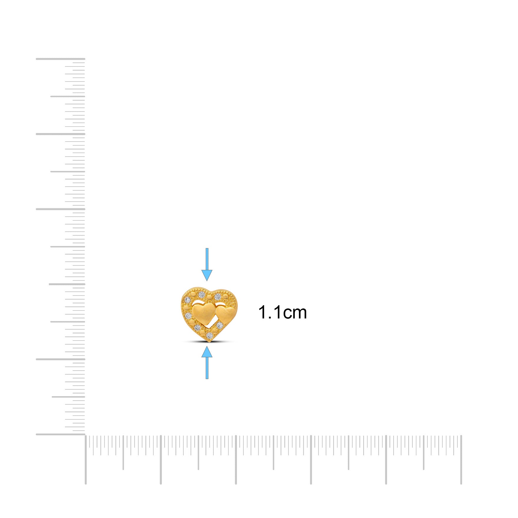 STONE EARRING PSST416W-001