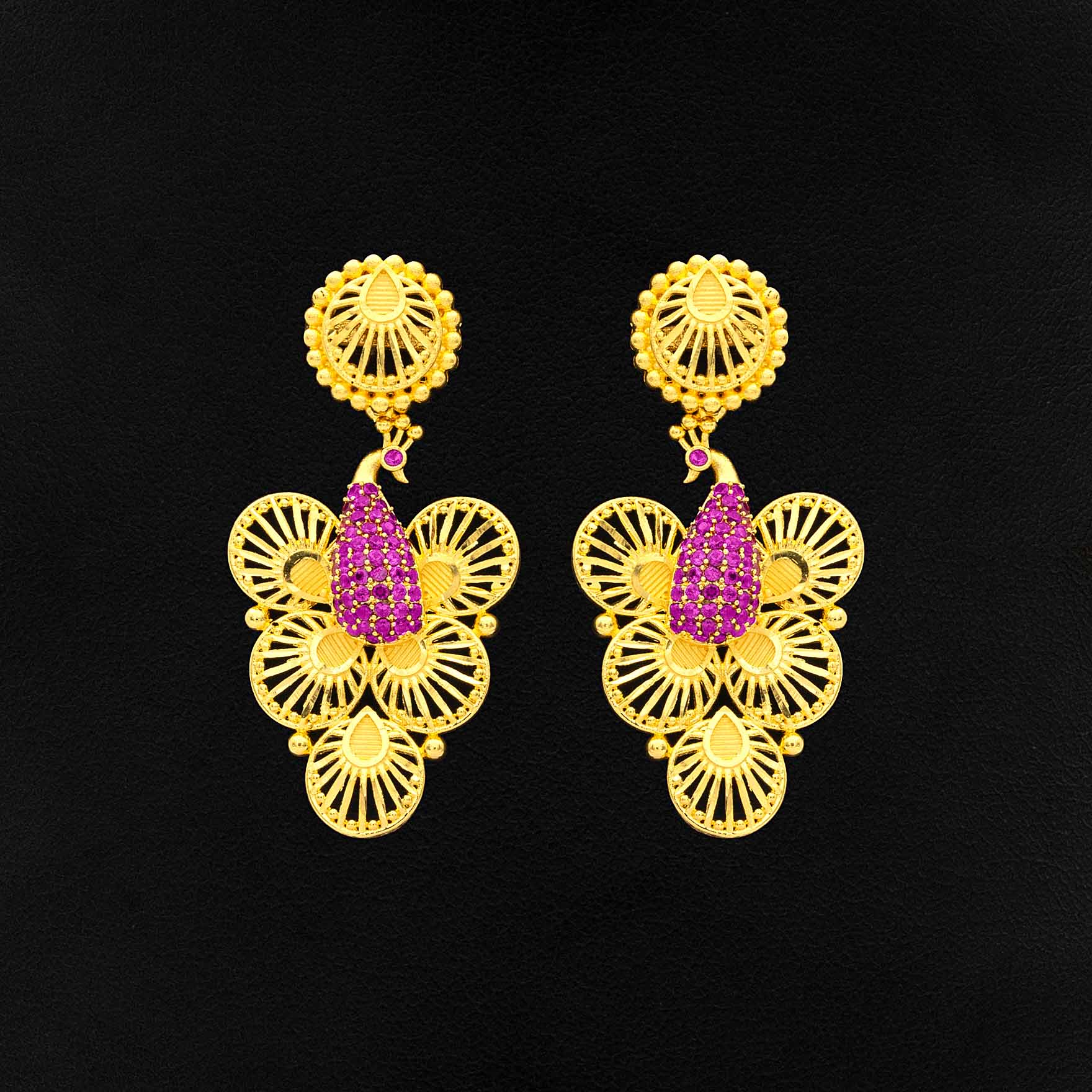 STONE NECKLACE LONG WITH GOLDEN STUD PSNS17R-0321, PSHST64R-081