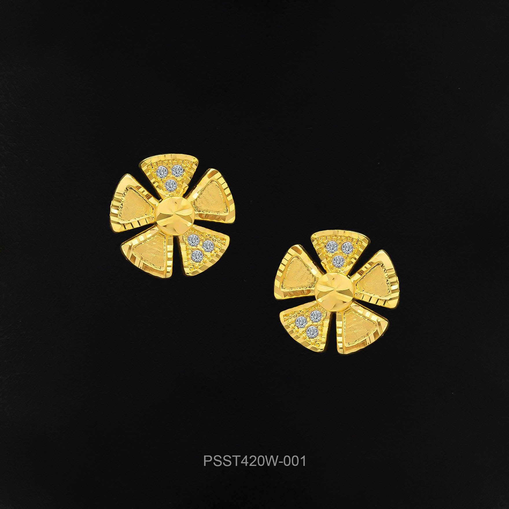 Stone Earring PSST420W-001