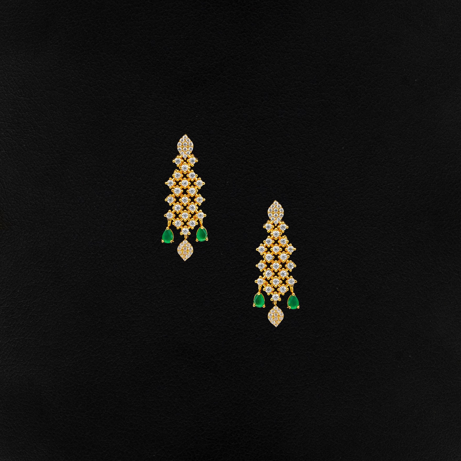 PREMIUM STONE NECKLACE WITH STUD PMSNL3WG-0041, PMSHST71WG-052