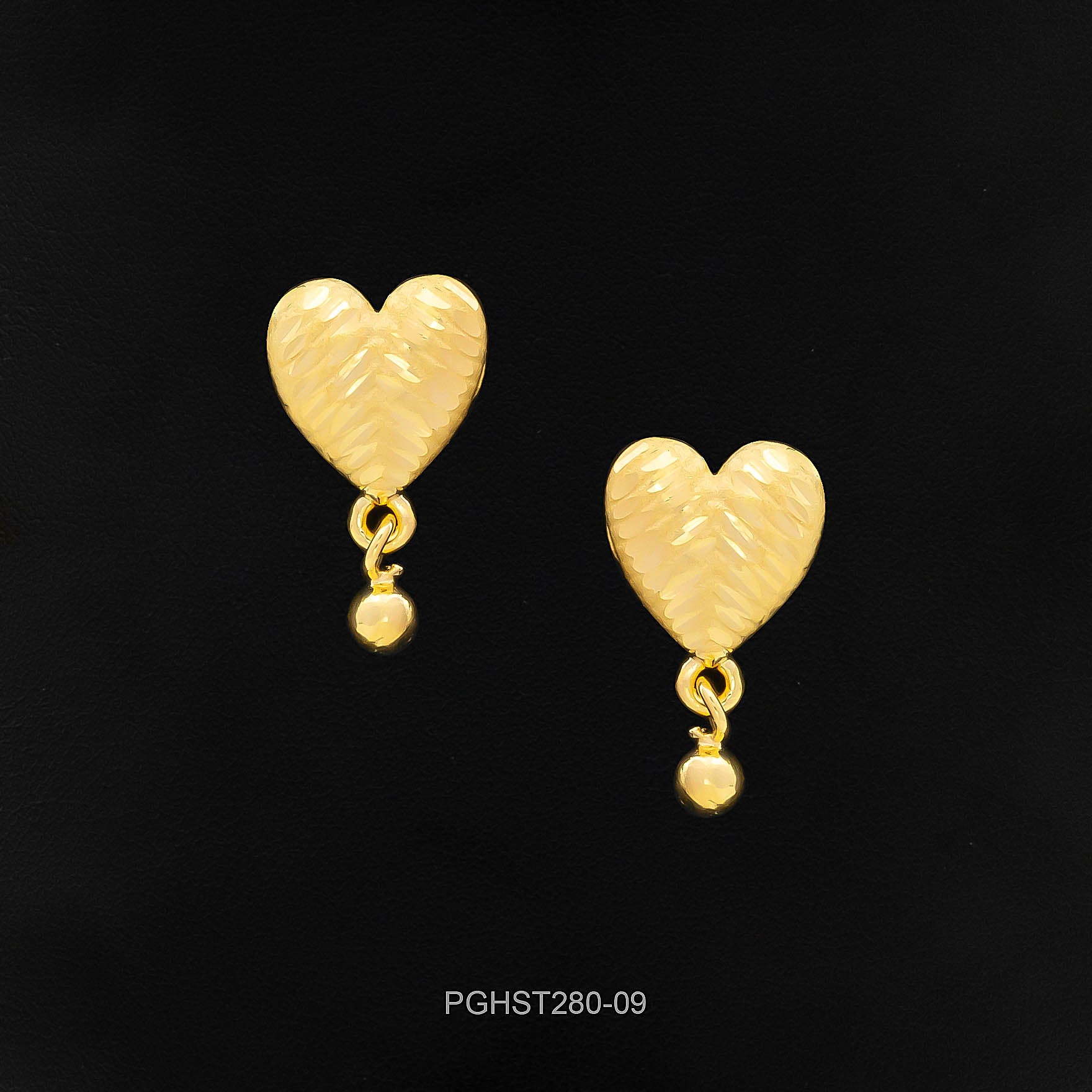 GOLDEN HANGING STUD PGHST286-09