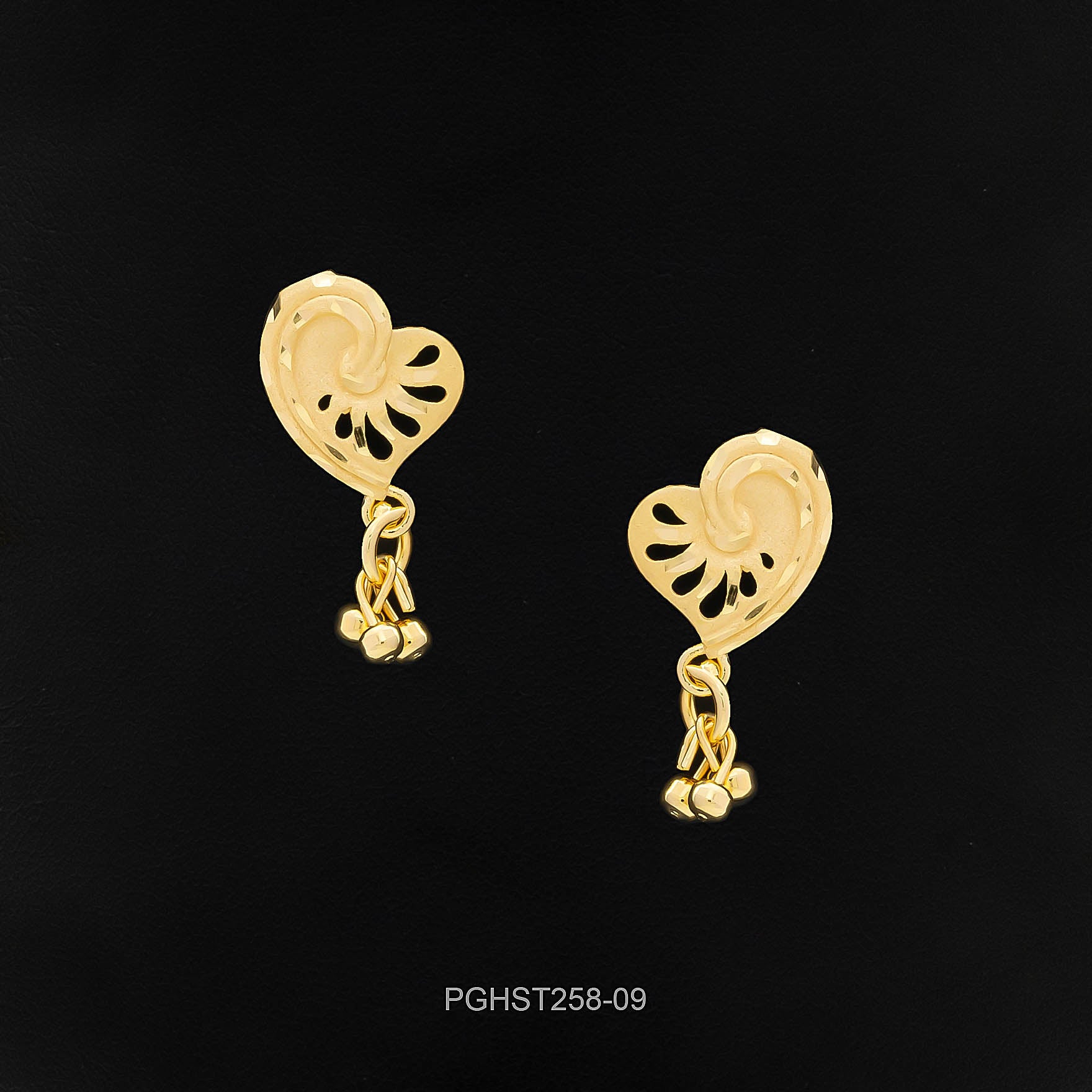 GOLDEN HANGING STUD PGHST258-09