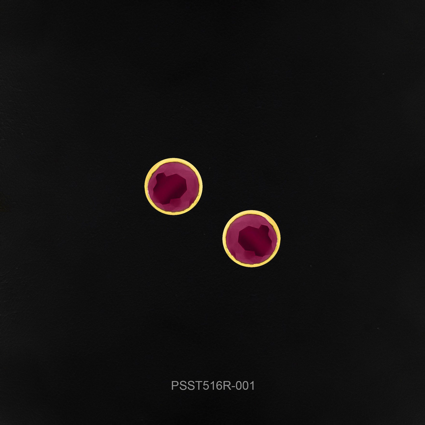 STONE EARRING PSST516R-001