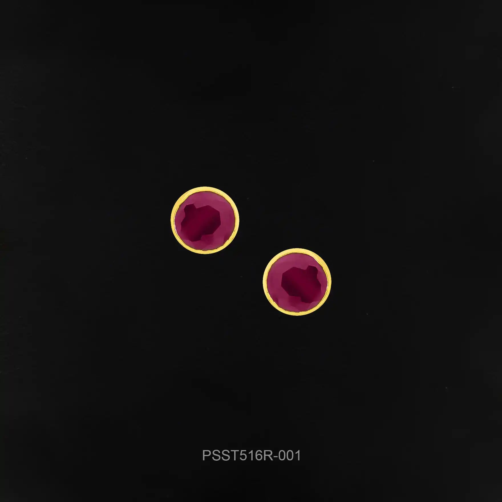 STONE EARRING PSST516R-001