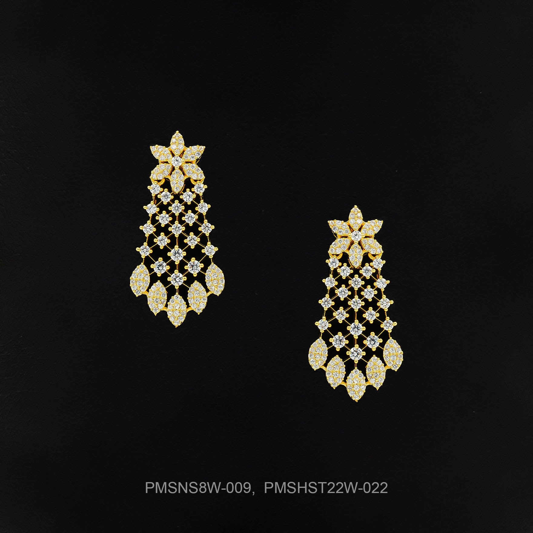 Stone Necklace with Stud PMSNS8W-009, PMSHST22W-022