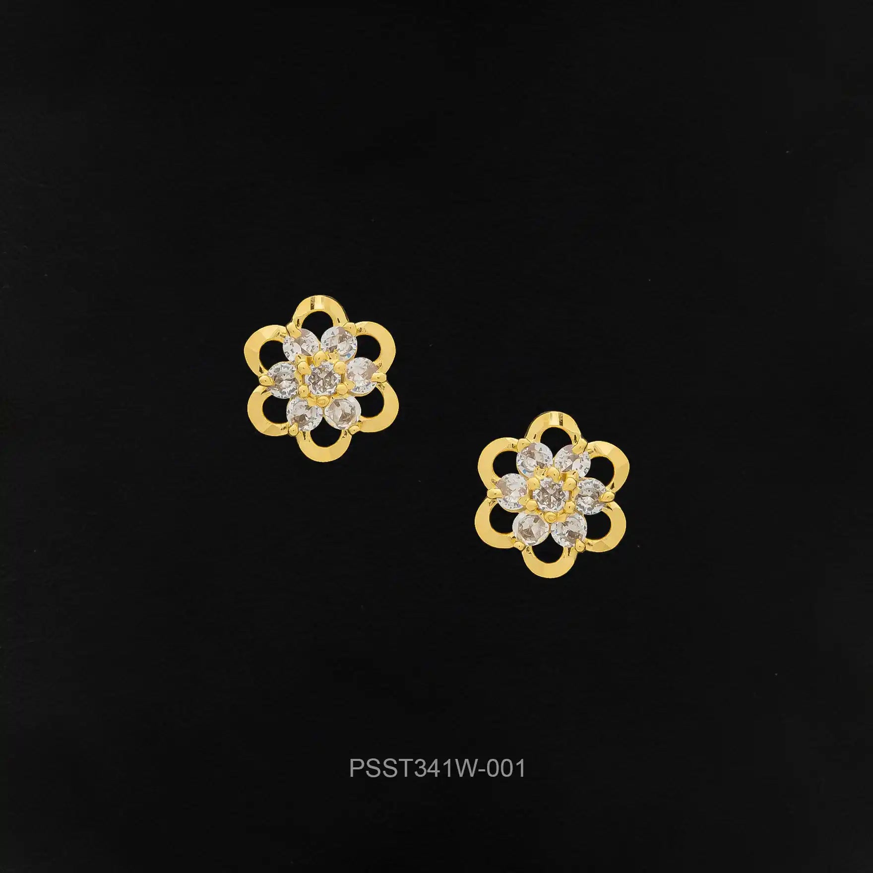 STONE EARRING PSST341W-001