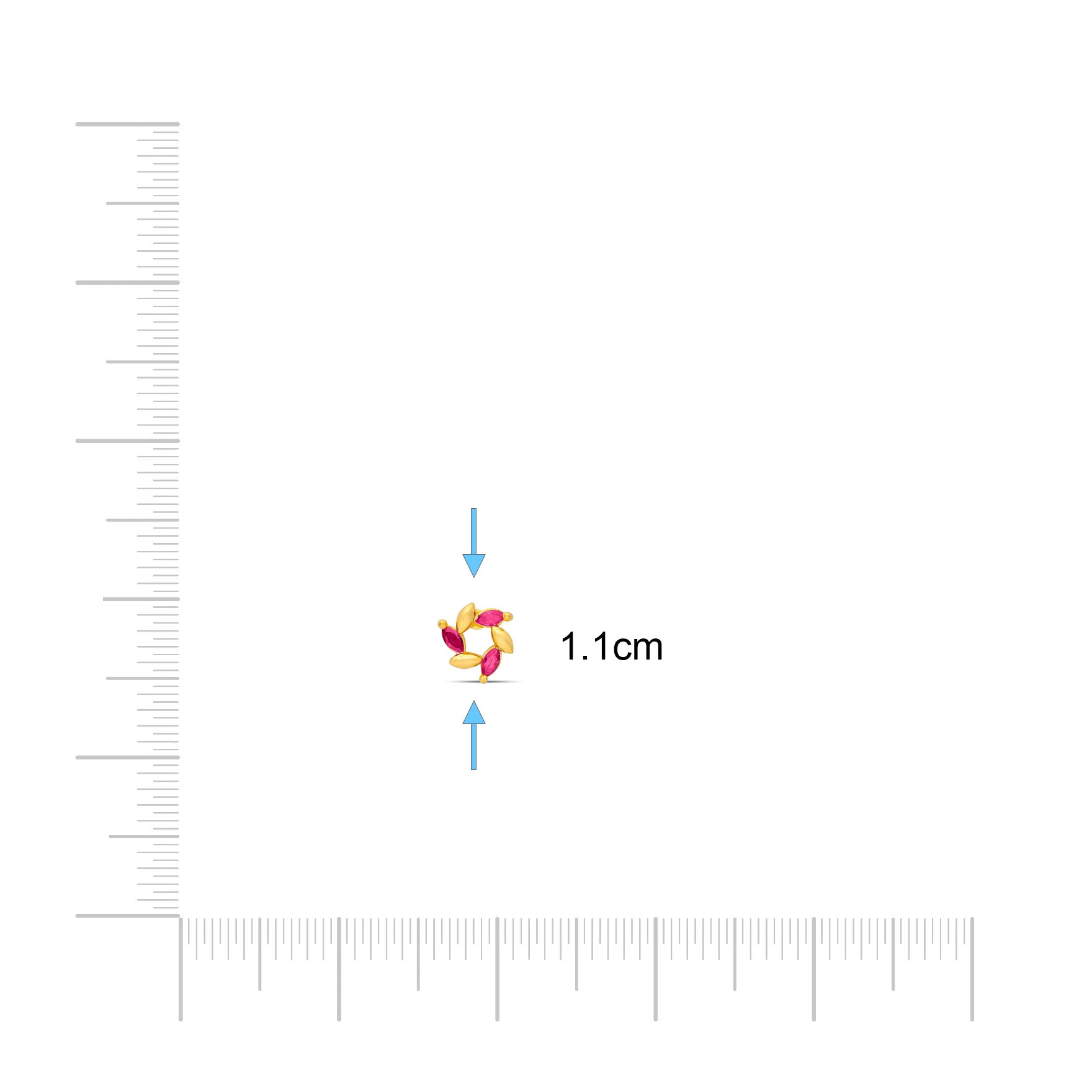 PKT STONE STUD PSST104R-09