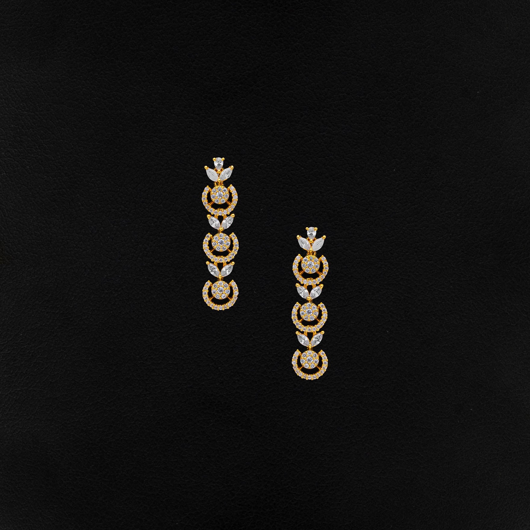 PREMIUM STONE NECKLACE WITH STUDS PMSNS63W-007, PMSHST110W-082