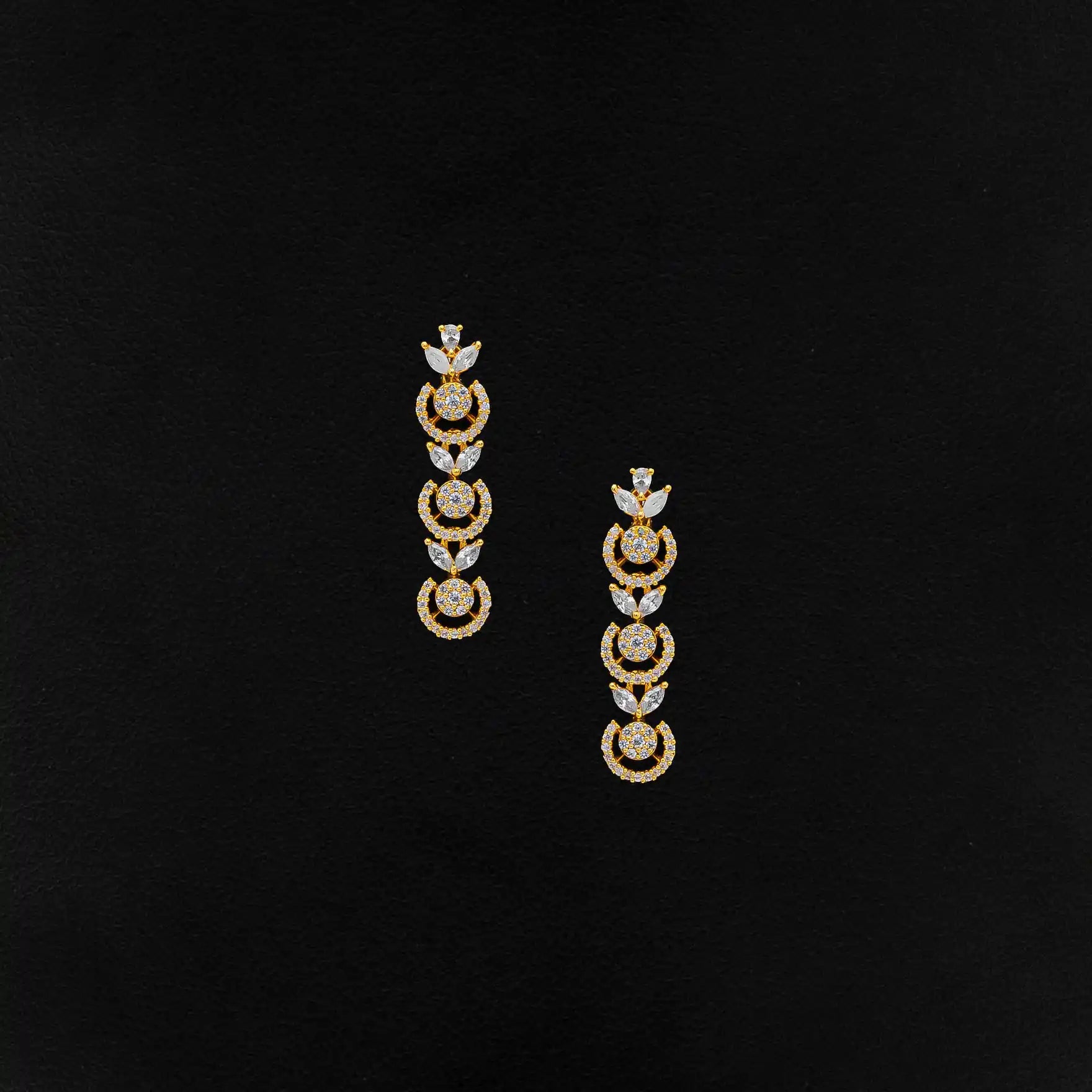 PREMIUM STONE NECKLACE WITH STUDS PMSNS63W-007, PMSHST110W-082
