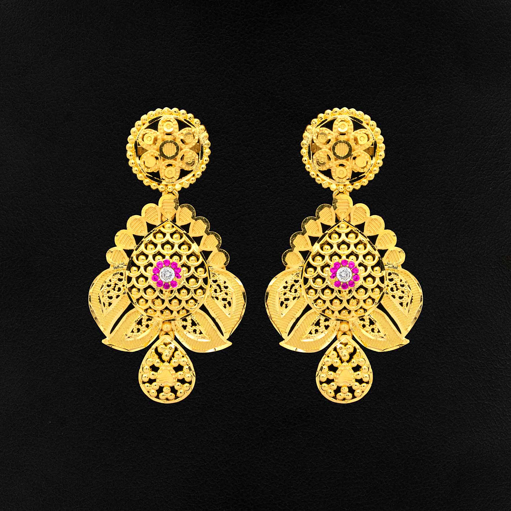 STONE NECKLACE SHORT WITH GOLDEN STUD PSNS8WR-0321, PSHST56WR-081