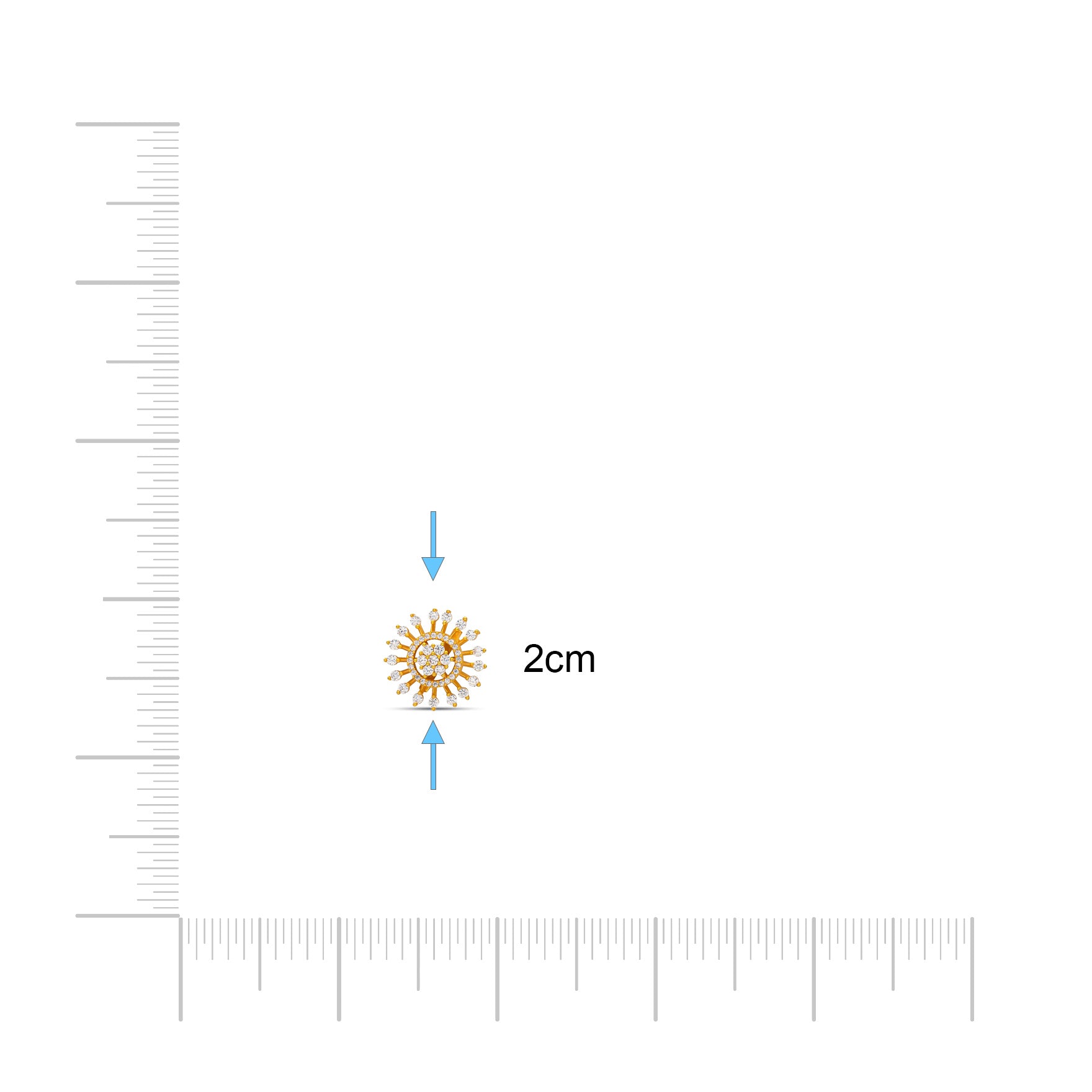 PREMIUM STONE STUD PMSST34W-003