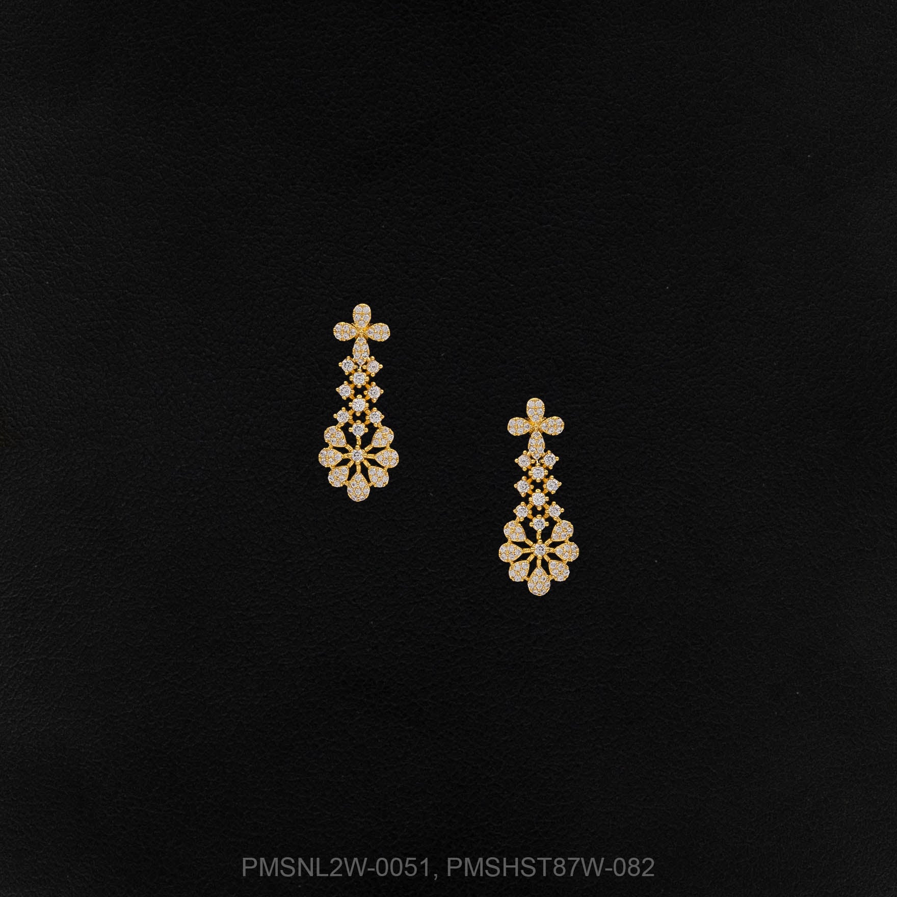 Premium Stone Necklace with Stud PMSNL2W-0051, PMSHST87W-082