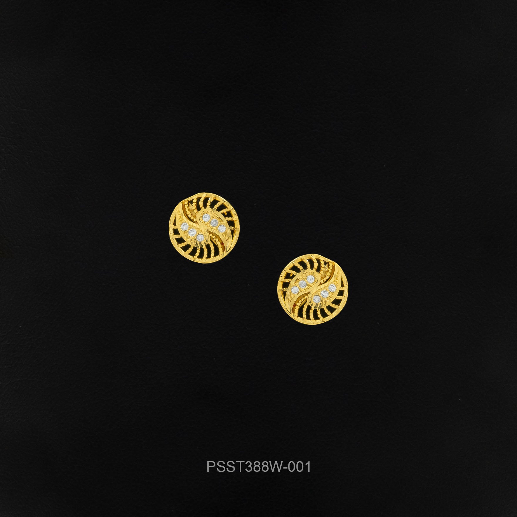 STONE EARRING PSST388W-001