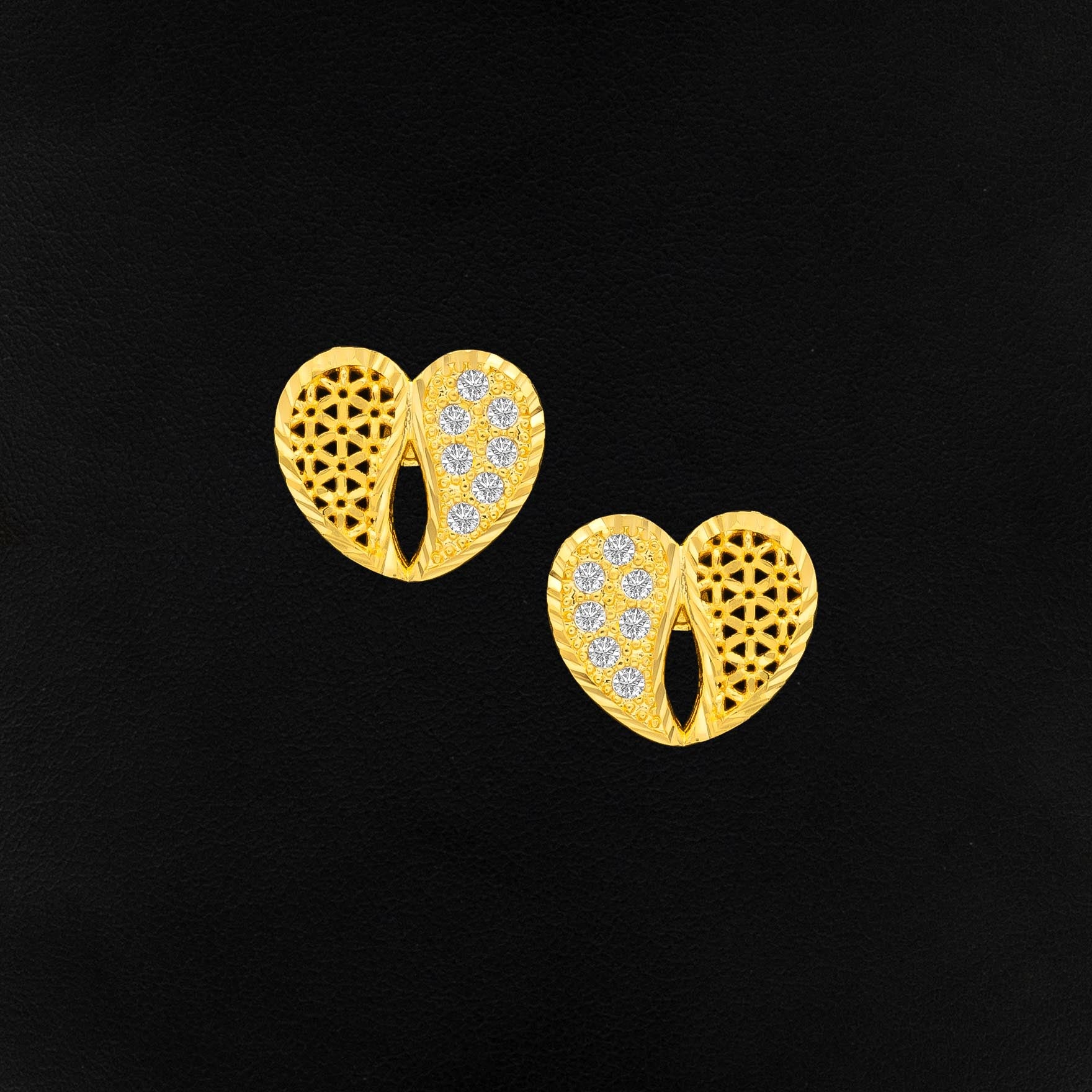 STONE EARRING PSST307W-001