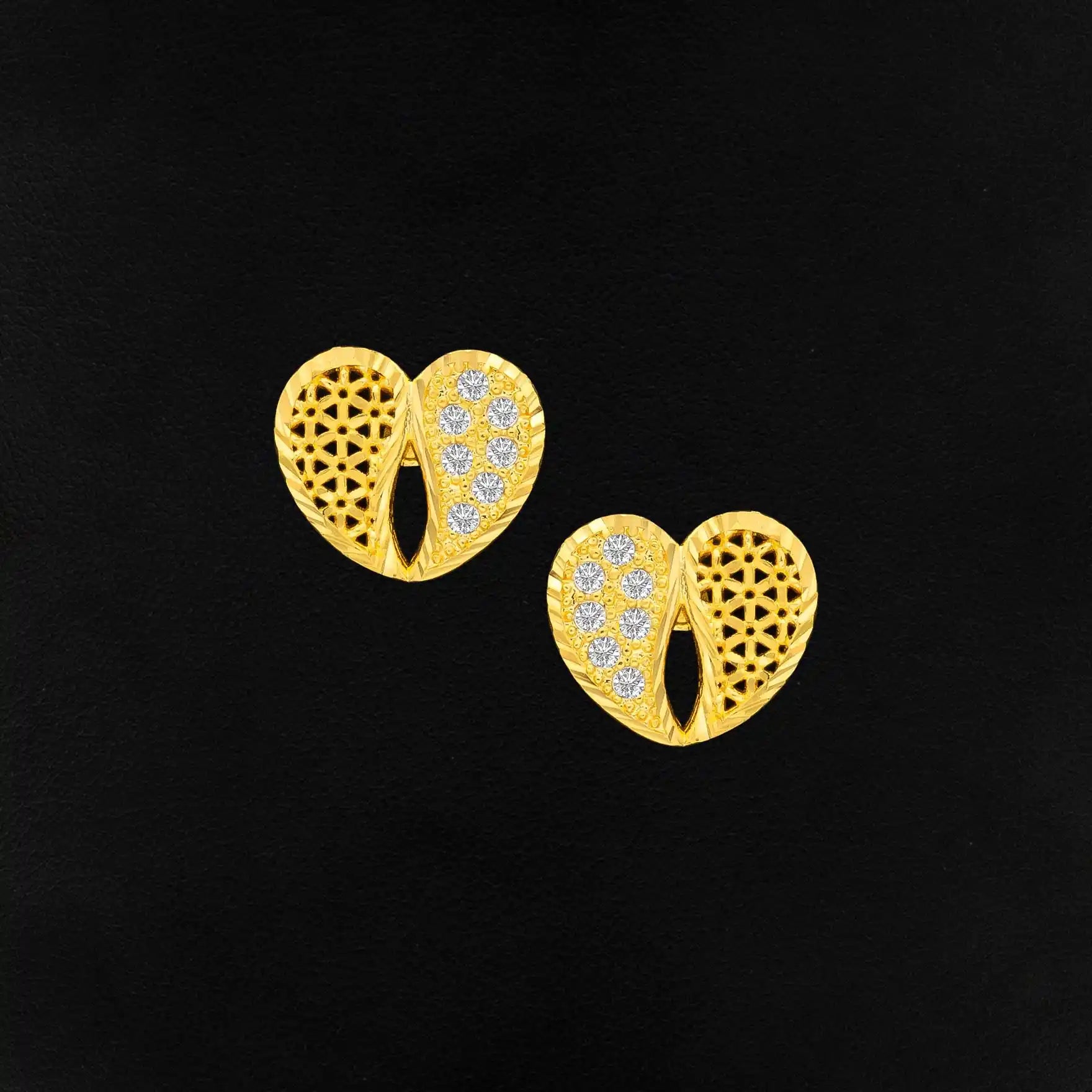 STONE EARRING PSST307W-001