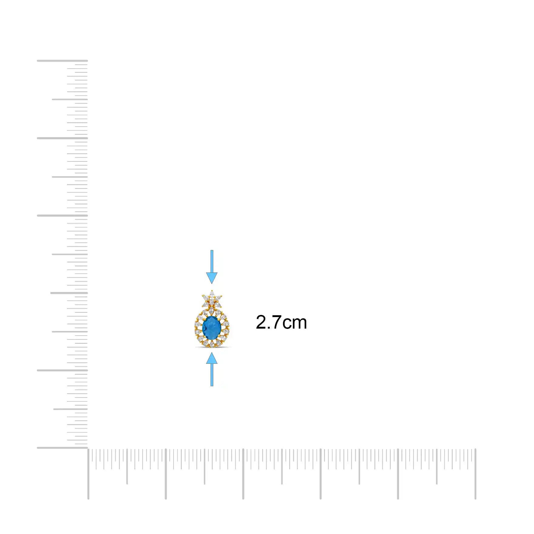 PREMIUM STONE STUD PMSST18WSBL-052