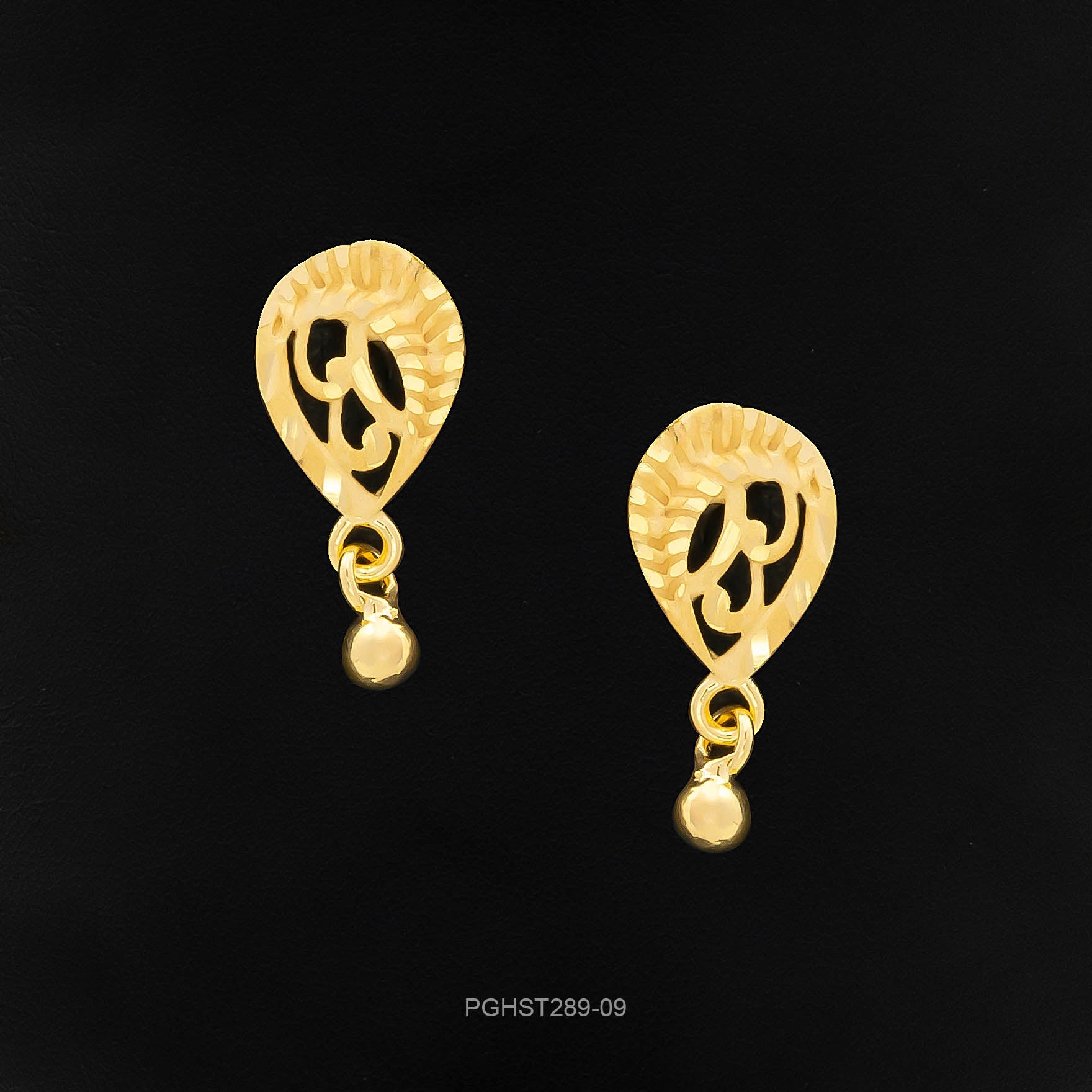 GOLDEN HANGING STUD PGHST289-09