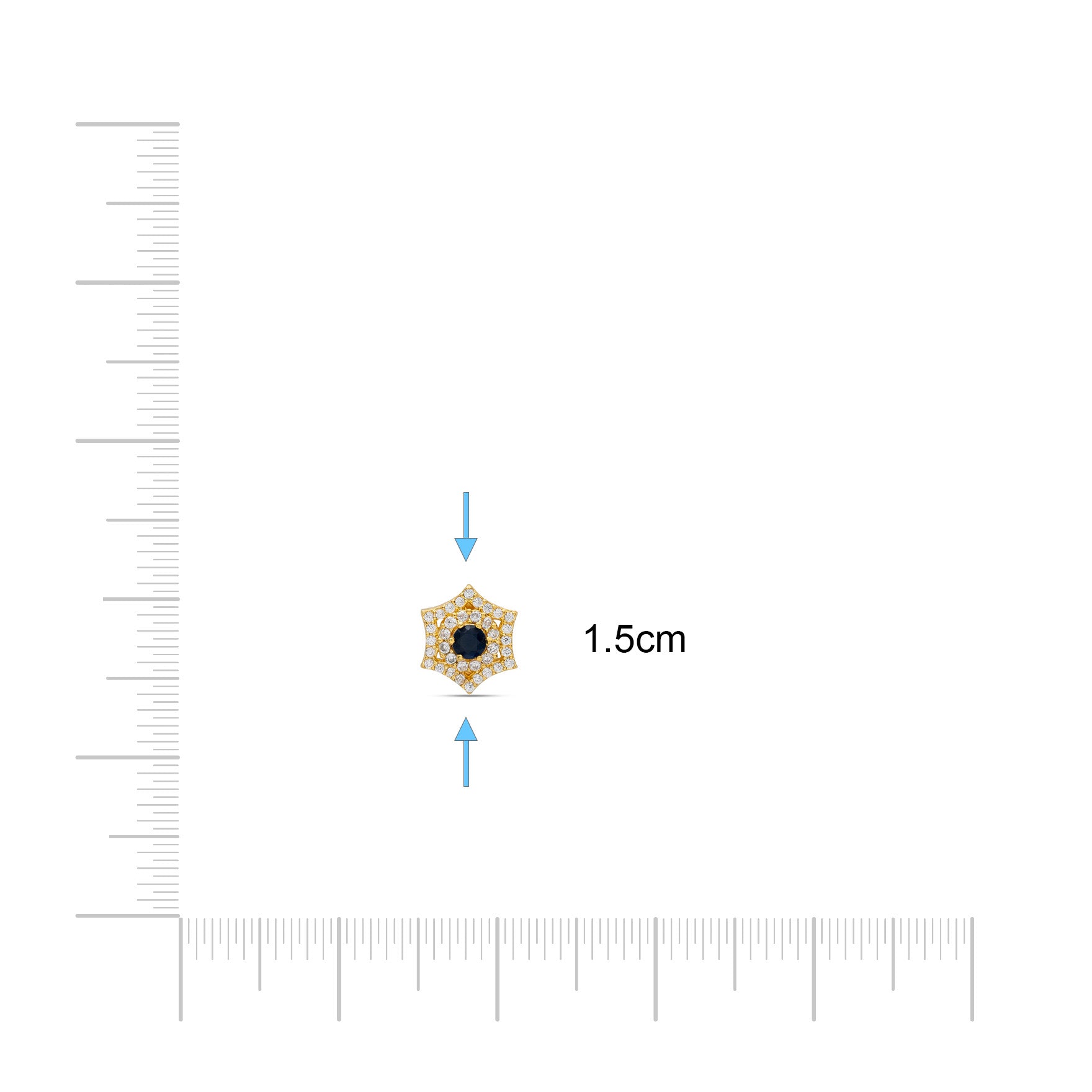 PREMIUM STONE STUD PMSST8WBL-002