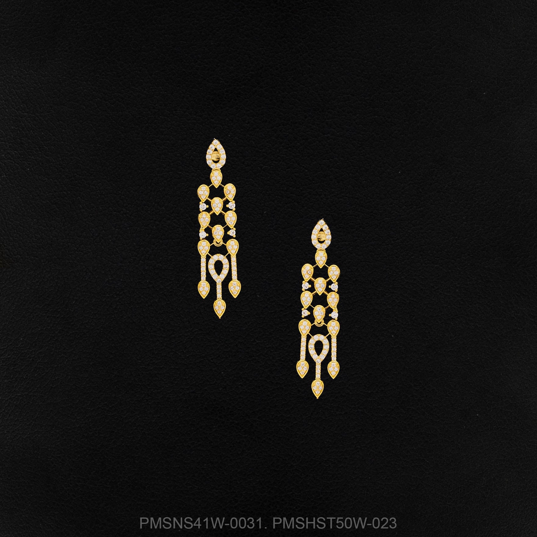 Premium Stone Necklace with Stud PMSNS41W-0031. PMSHST50W-023