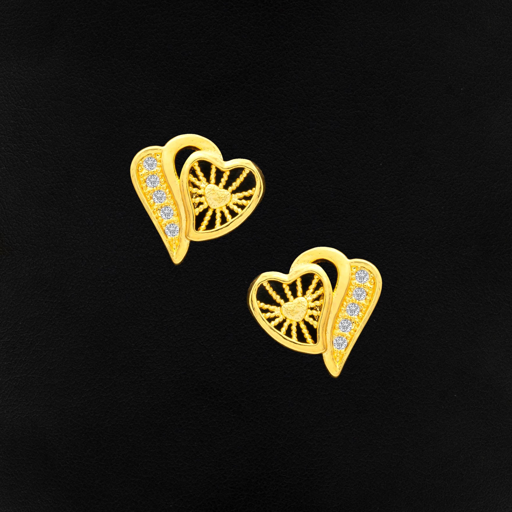 STONE EARRING PSST179W-001
