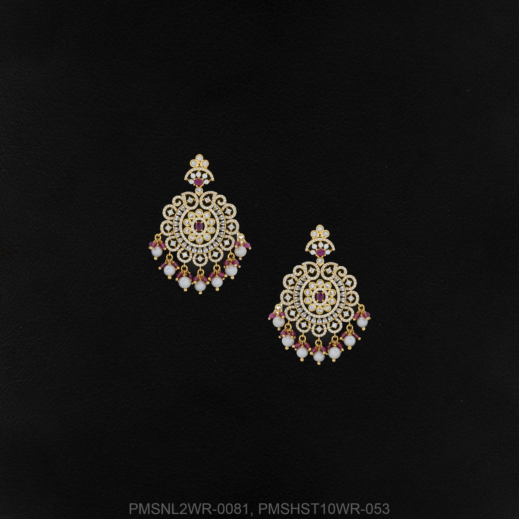 Premium Stone Necklace with Stud PMSNL2WR-0081, PMSHST10WR-053