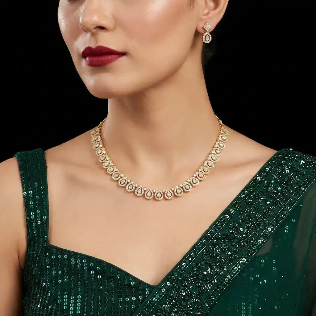 Gold Necklace PMSNS2W-007, PMSHST1W-081