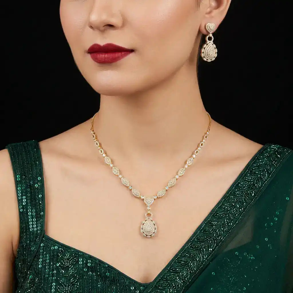 Gold Necklace PMSNS6W-006, PMSHST20W-052