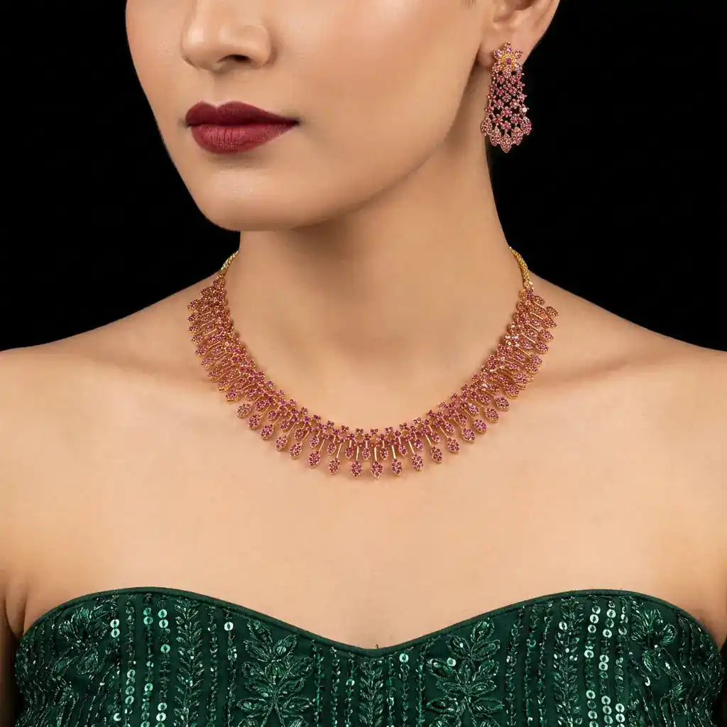 Gold Necklace PMSNS8R-009, PMSHST22R-022