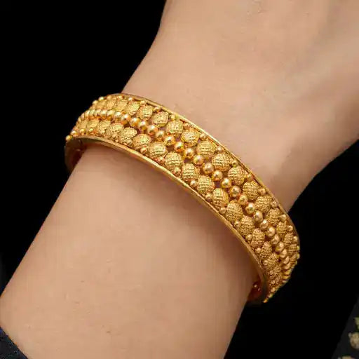Golden Gheru Bangle PGGRBSR8-25-024