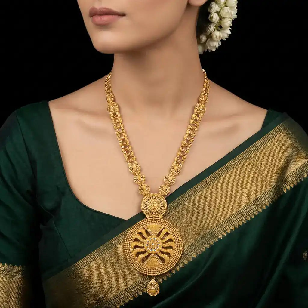 Golden Necklace PGNL12-069