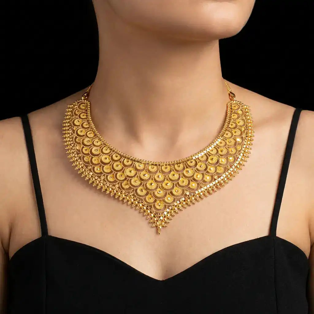 Golden Necklace PGNS3-0301