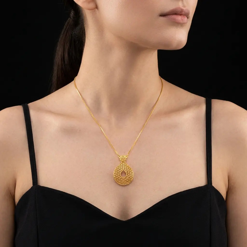 Golden Necklace PGNS72-034