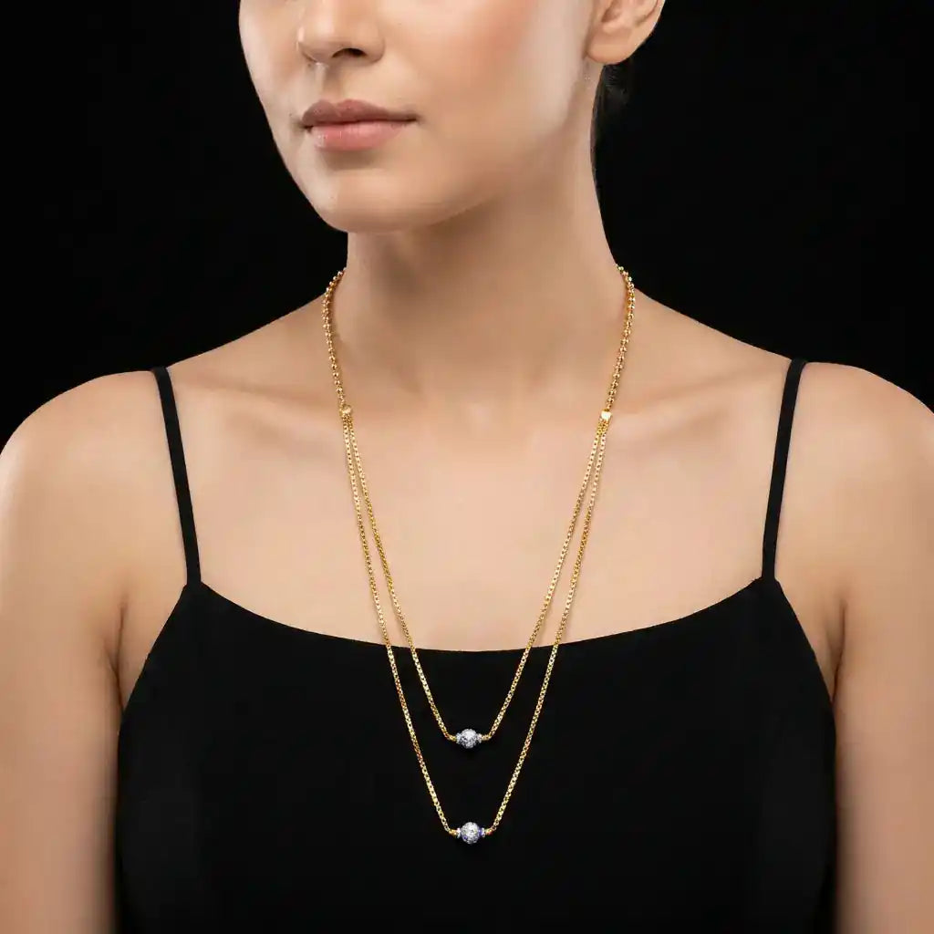 Golden Necklace PRGNS27-055