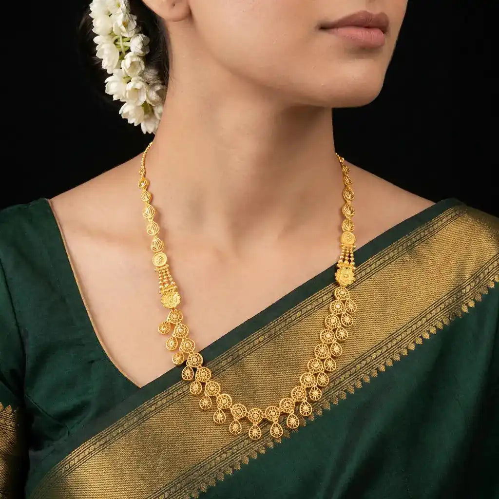 Delicate South Indian Necklace