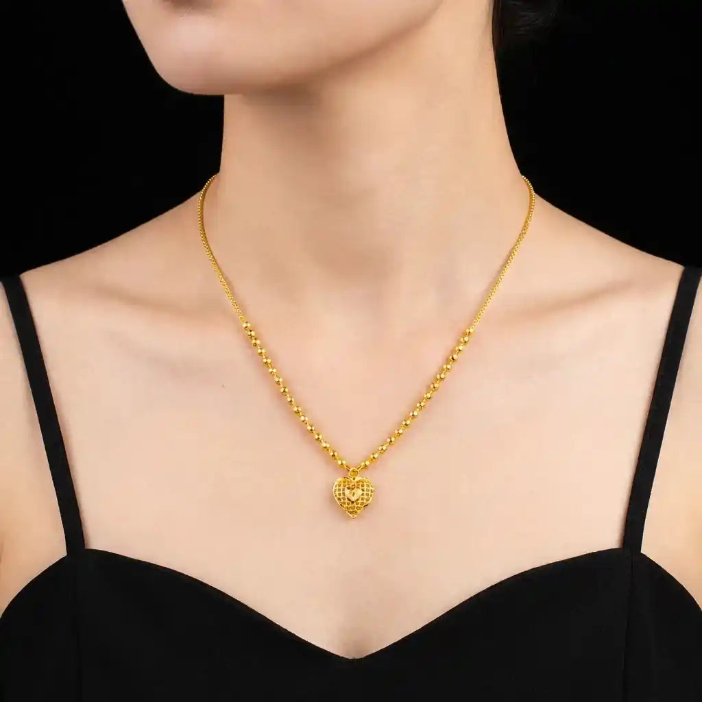 Golden Necklace medium PGNS99-053