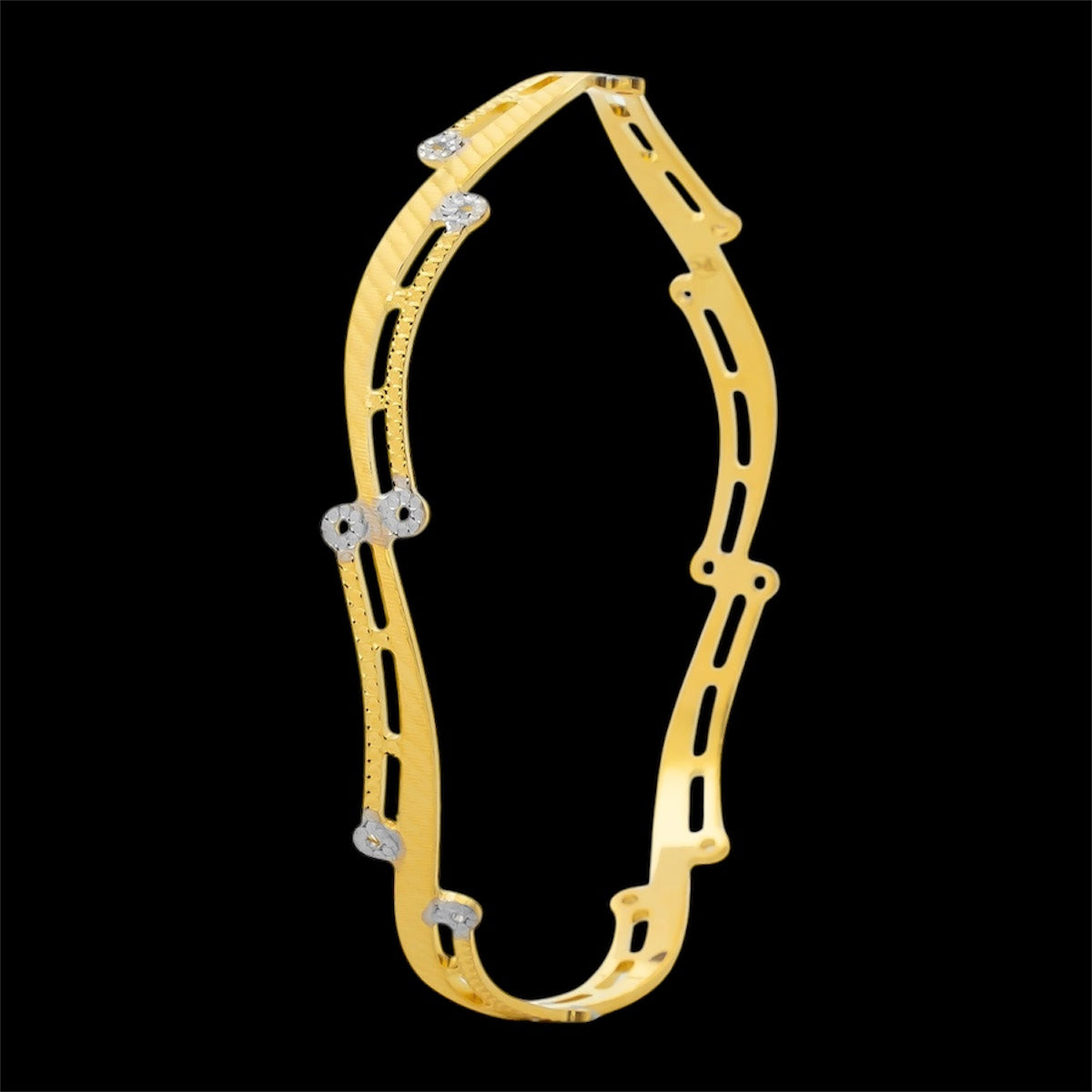 RHODIUM BANGLE PRGB53-071