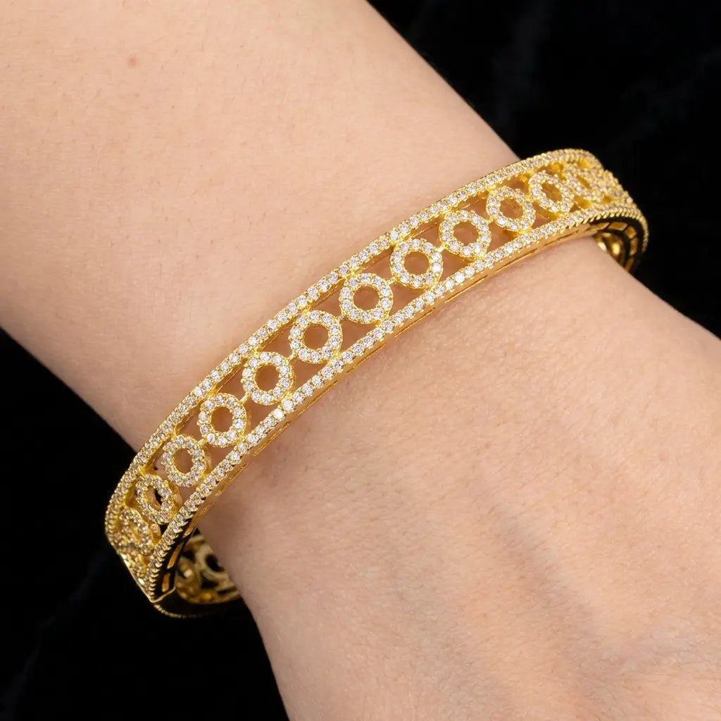 PREMIUM STONE BANGLE PMSB16W-006