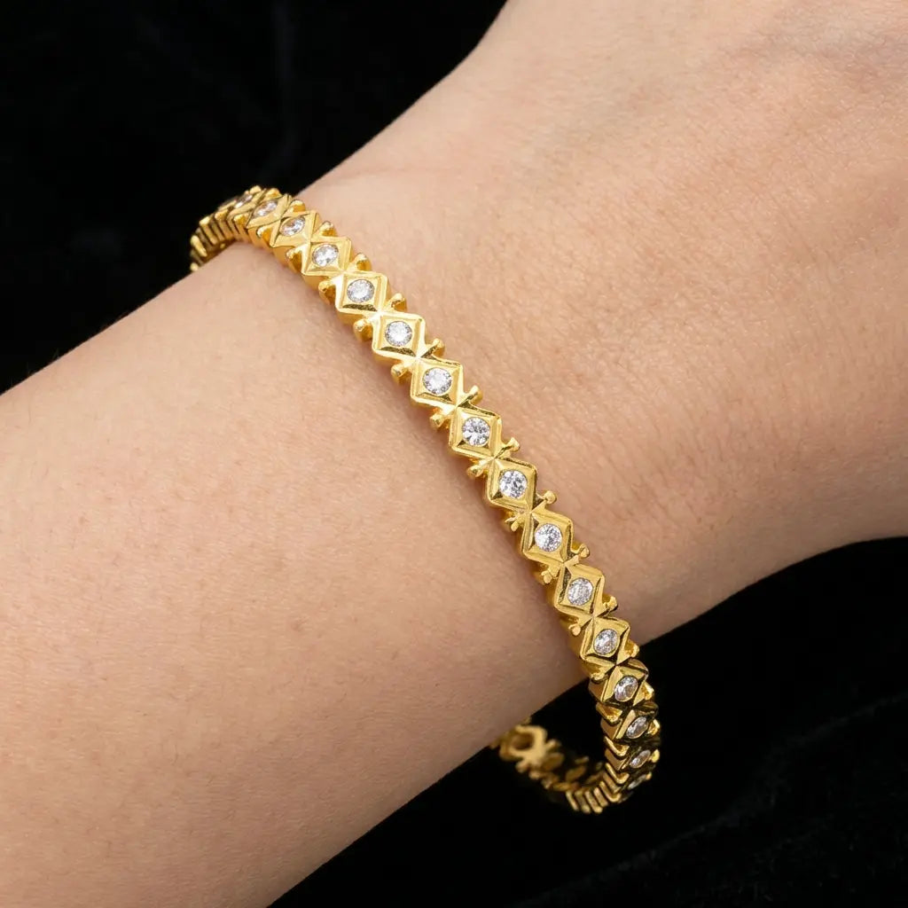 PREMIUM STONE BANGLE PMSB3W-053