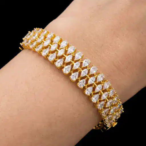 PREMIUM STONE BRACELET BANGLE PMSBRB5W-004