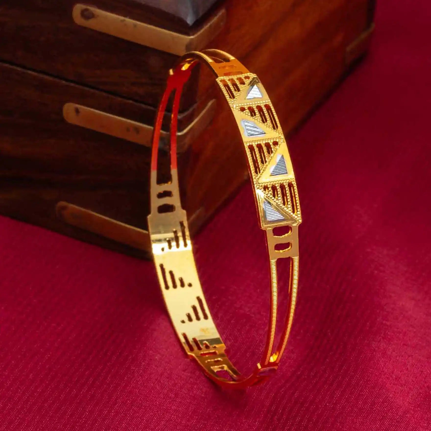 Rhodium Bangle PRGB141-091