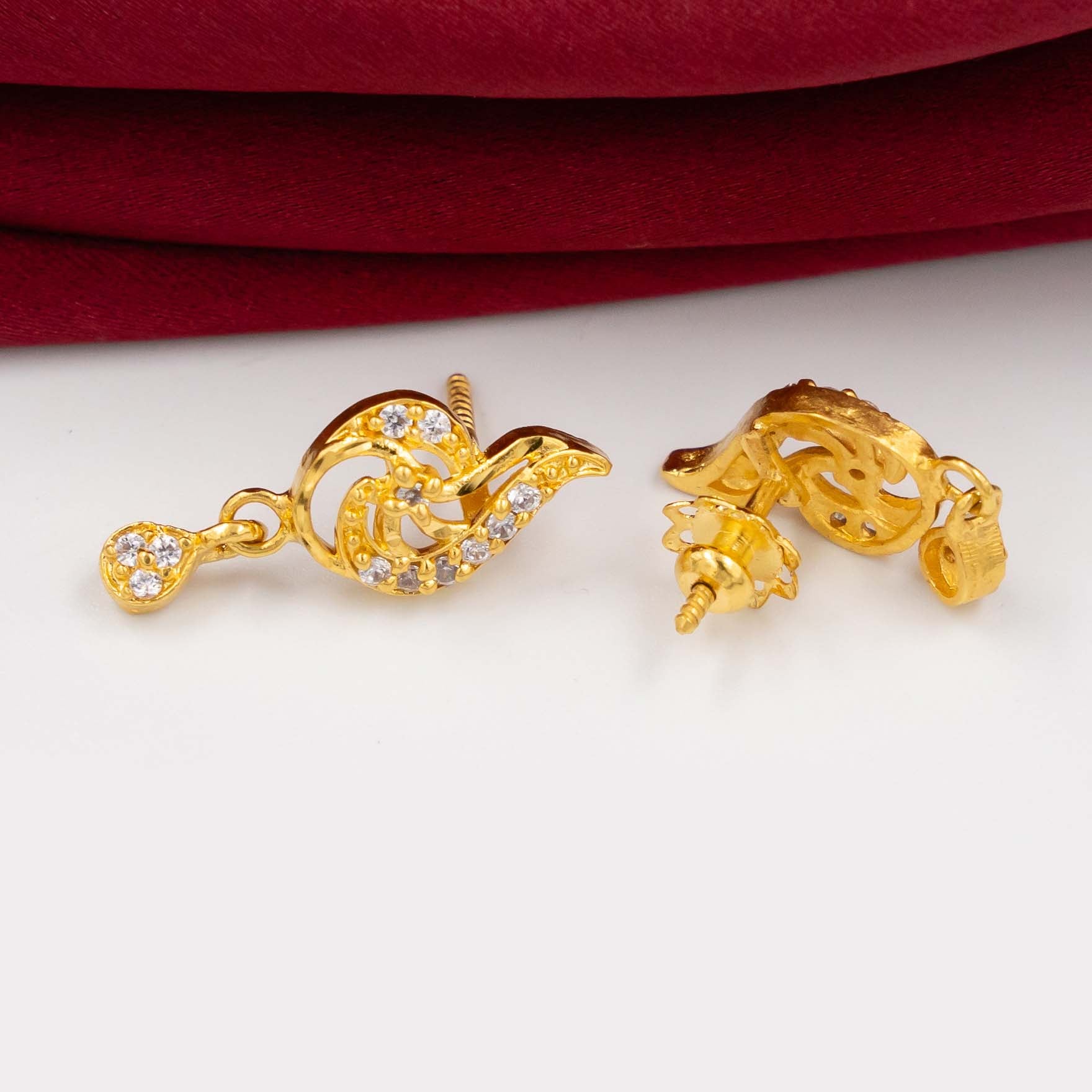 Stone earring PSHST105W-001