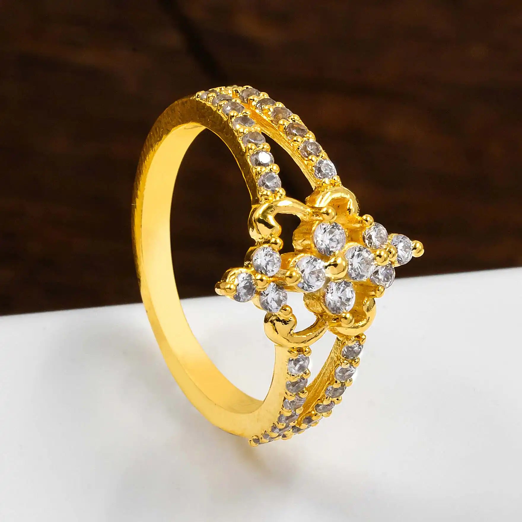 Golden Stone Ring PSR30W-12-081 8