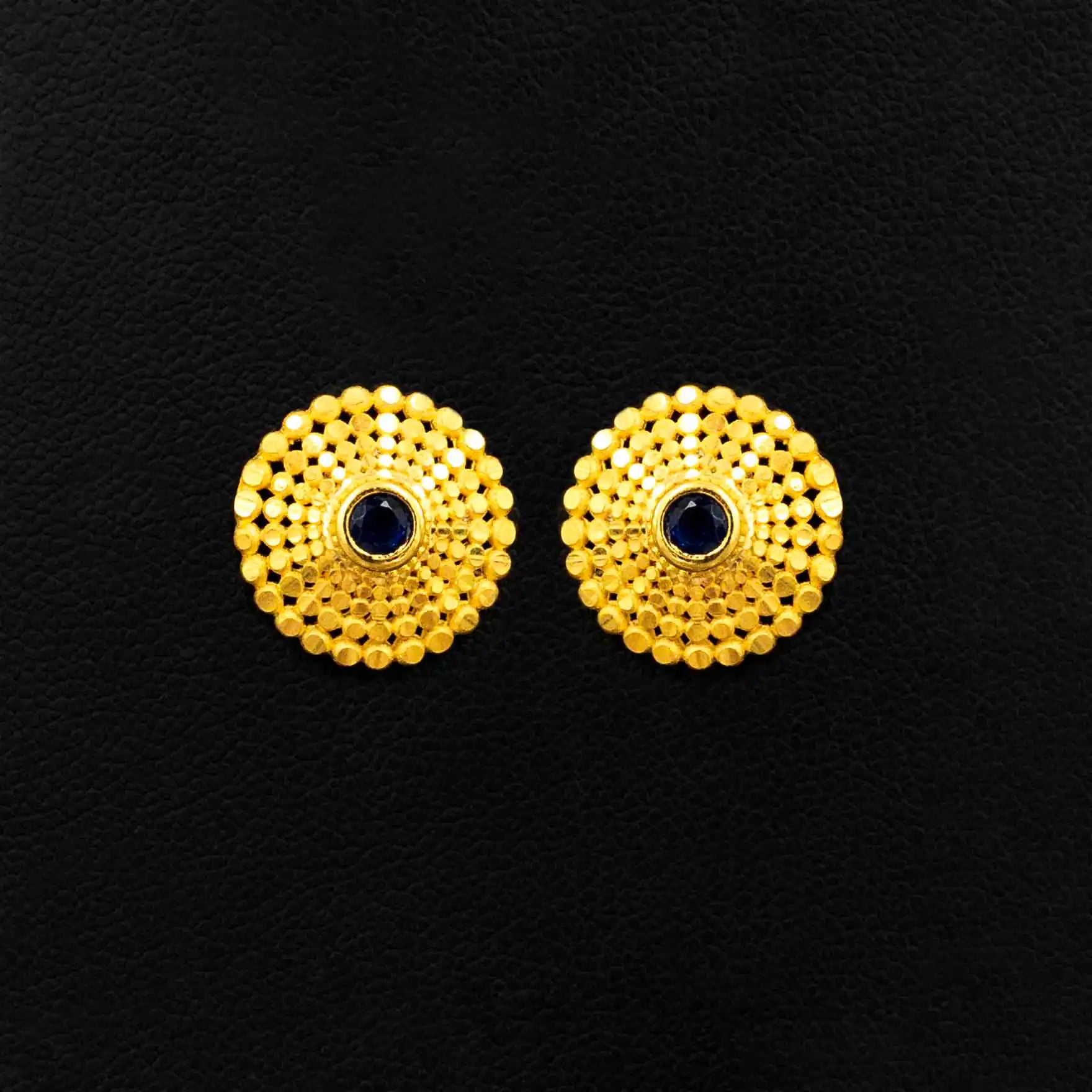 Stone earring PSST91BL-09