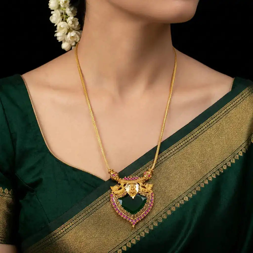 Palakka Stone Necklace PSPKNPG18-0311