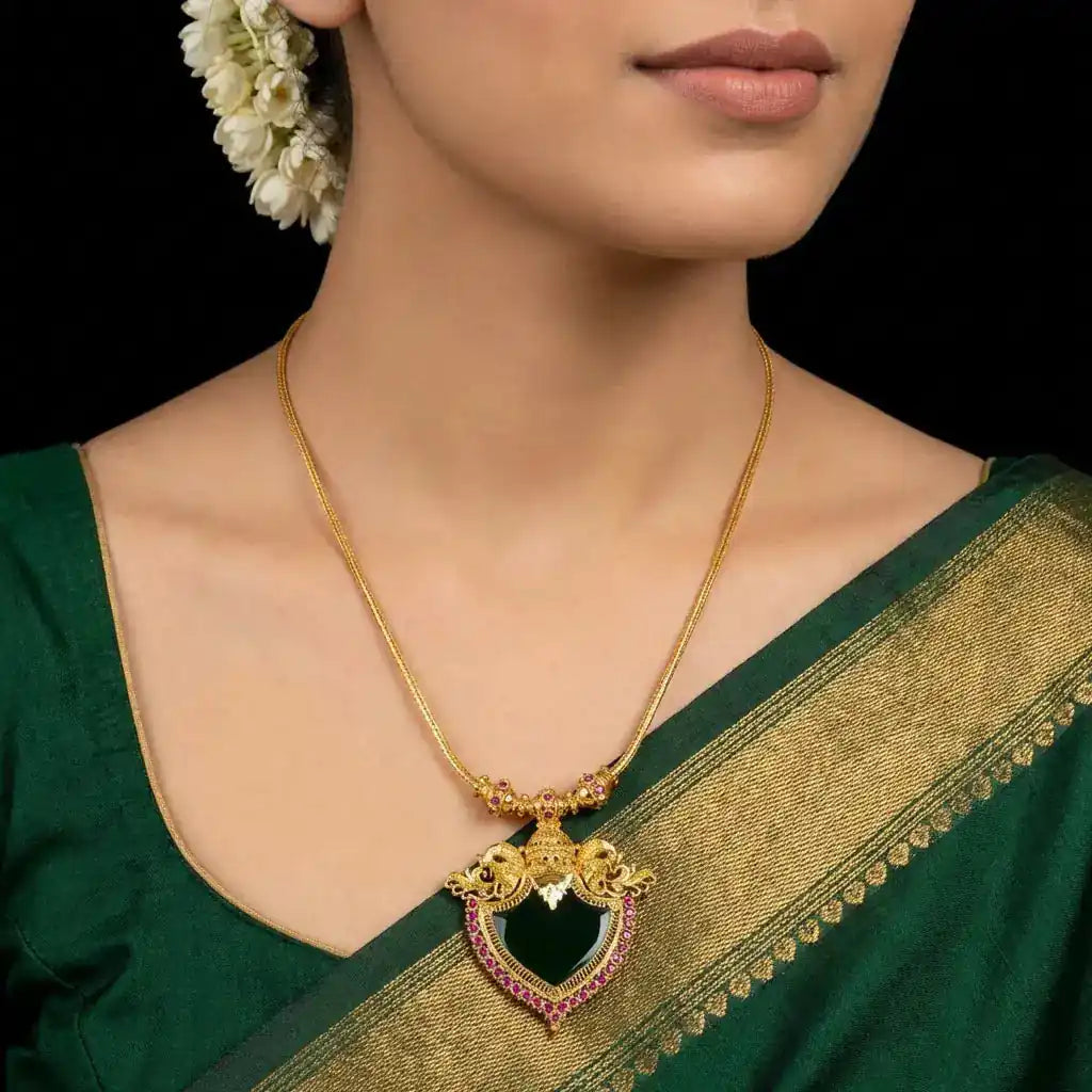 Palakka Stone Necklace PSPKNPG19-0311