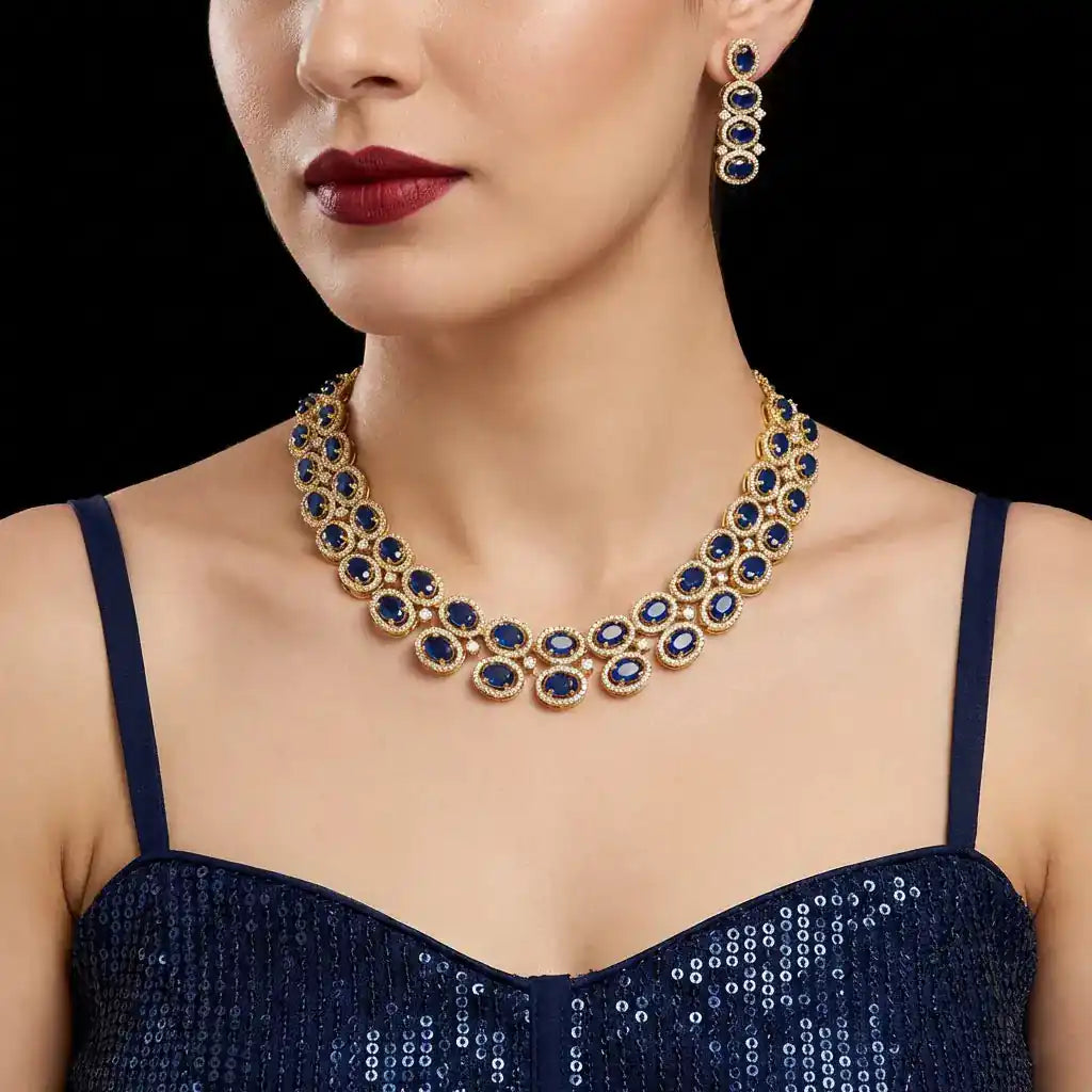 Premium Necklace PMSNS8WBL-0011, PMSHST16WBL-082