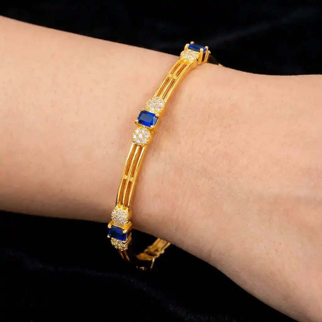 Premium Stone Bangle PMSB7WBL-005
