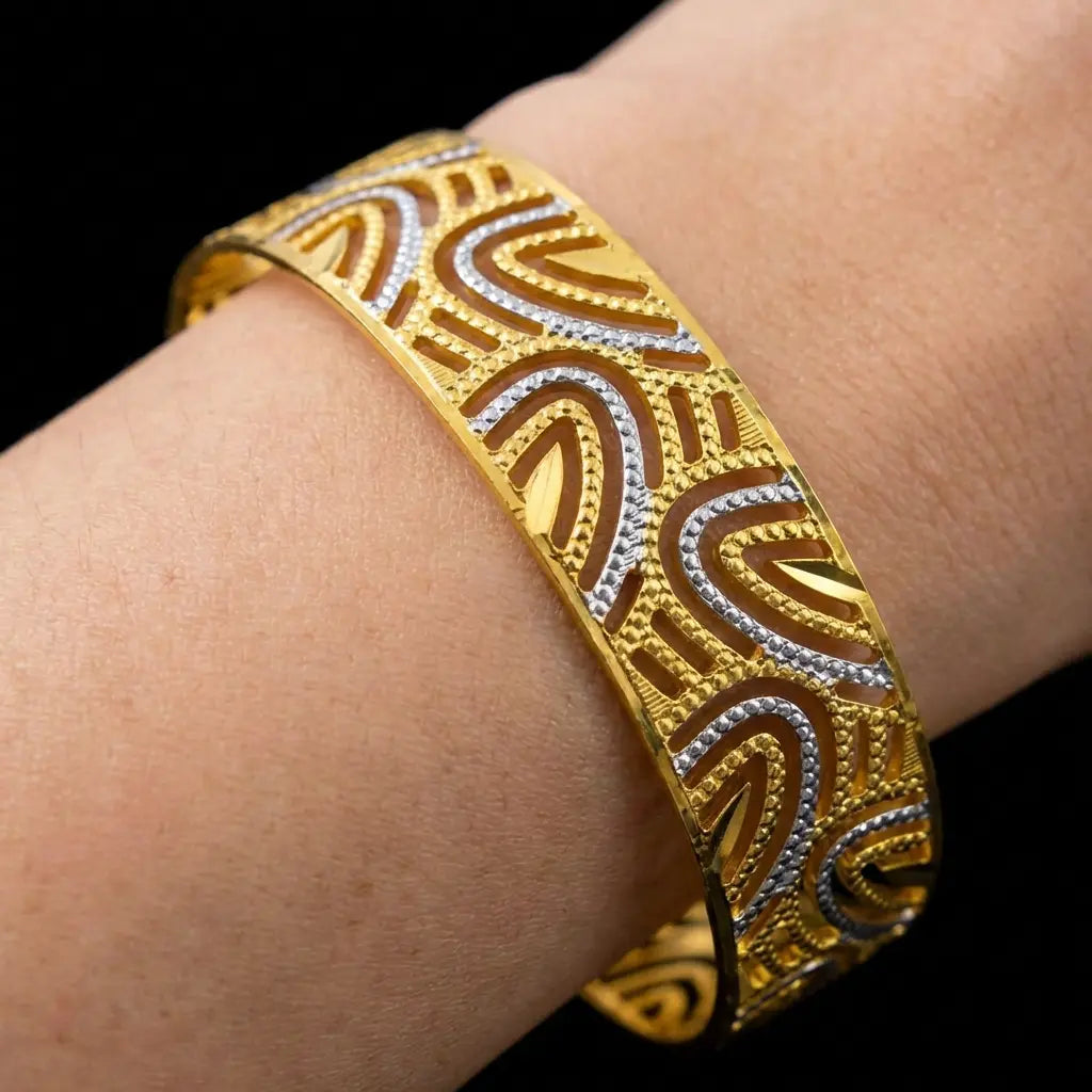 Rhodium Bangle PRGB1-24 014