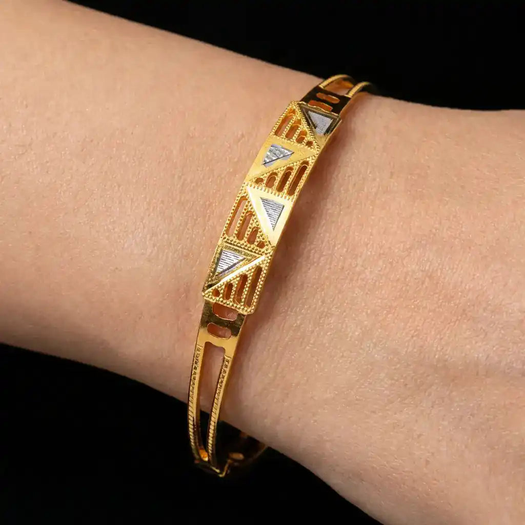 Rhodium Bangle PRGB141-091