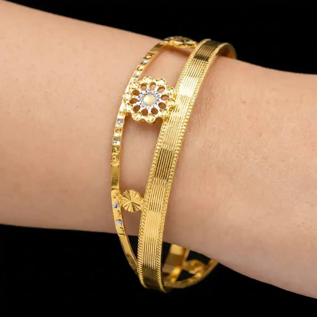 Rhodium Bangle PRGB93-062